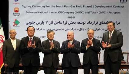 امضای قرارداد جدید نفتی ایران و توتال فرانسه | تصاویر