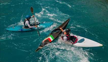 مسابقات کشوری قایقرانی اسلالوم بانوان در البرز | تصاویر