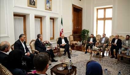 دیدار ظریف با دبیر کل وزارت خارجه فرانسه | تصاویر