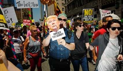 Thousands of Anti-Trump Activists March across US