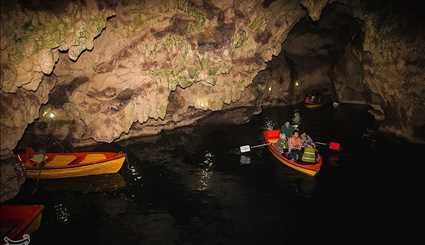 عکسهایی از غار آبی زیبای سهولان در مهاباد