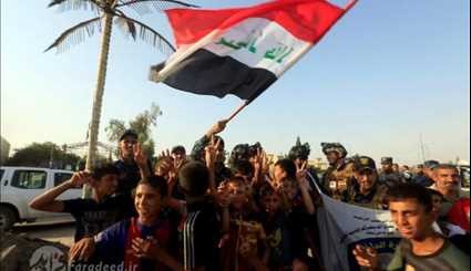 الاحتفال بنصر العراقيين في الموصل