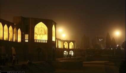 Dust flow in Isfahan city