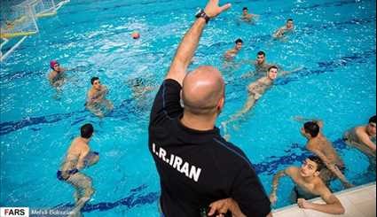 بالصور .. تدريبات منتخب شباب ايران لكرة الماء