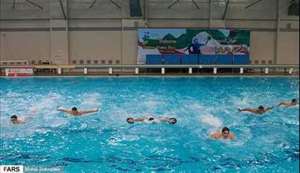 بالصور .. تدريبات منتخب شباب ايران لكرة الماء
