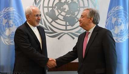 Zarif, UN chief discuss regional, global issues