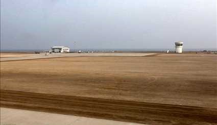 Persian Gulf island's airport inaugurated by 1st VP