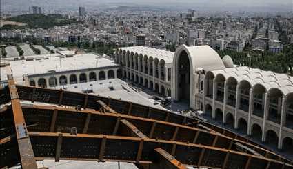 Tehran home of world's largest metal, concrete porch