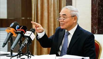 China special envoy for Syria holds presser in Iran