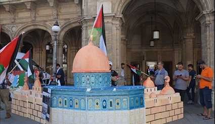 People Protest against Israel's Al-Aqsa Mosque Restrictions in Europe, US