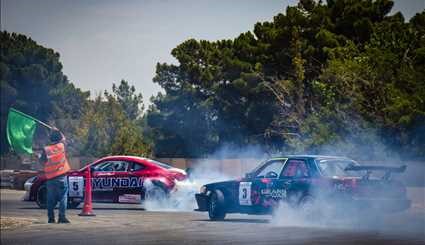 2nd round of drift racing at Azadi Complex