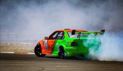 2nd round of drift racing at Azadi Complex