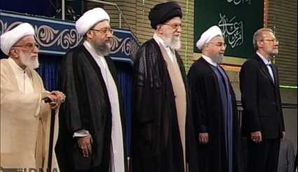 بالصور.. مراسم تنصيب روحاني لولاية رئاسية ثانية