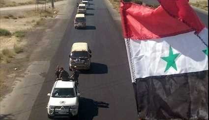 Huge Convoy of Syrian Army Reinforcements Arrive in Eastern Hama
