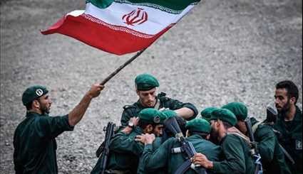Iranian IRGC Forces Take Part at Seaborne Assault Contest during 2017...
