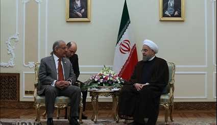 Rouhani meets with foreign dignitaries