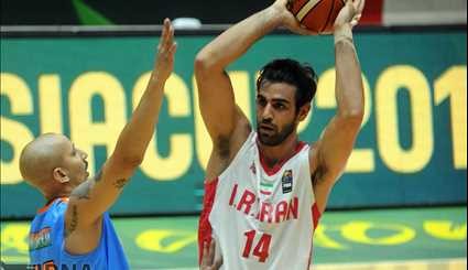 بطولة آسيا لكرة السلة - إيران مقابل الهند