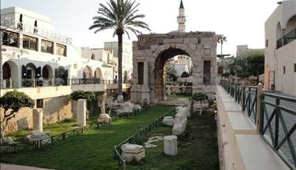 قوس ماركوس أوريليوس في العاصمة الليبية طرابلس