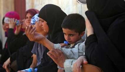 Displaced Syrian Families Escape Death by ISIL, US in Raqqa