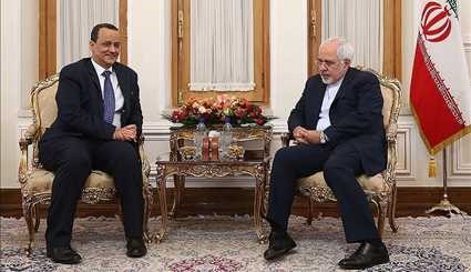 Zarif meets with UN envoy for Yemen