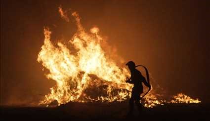 إندلاع الحرائق في جنوبي أوروبا / صور