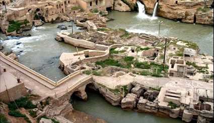 شلالات شوشتر محافظة خوزستان في جنوب ايران