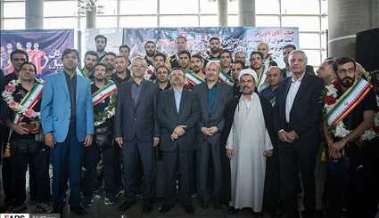 بالصور.. عودة منتخب ايران للكرة الطائرة ببرونزية كأس الابطال 2017
