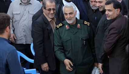 بالصور.. مراسم تأبين اربعينية الشهيد الايراني مرتضى حسين بور