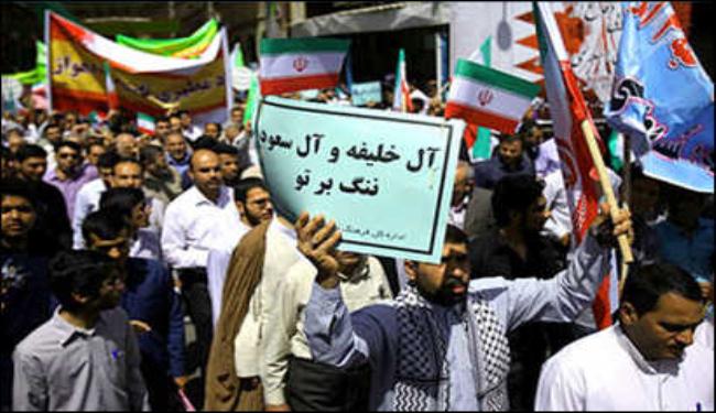 طلاب جنوبي ايران يتضامنون مع شعب البحرين