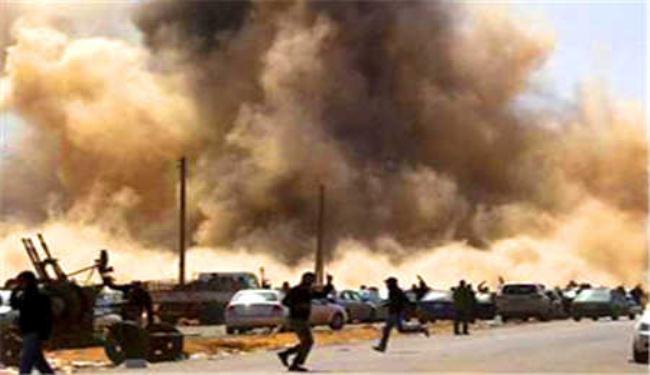 قوات الناتو تضرب مواضع القذافي بمصراتة
