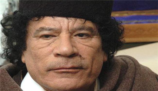 القذافي يقول انه مستعد لوقف اطلاق النار