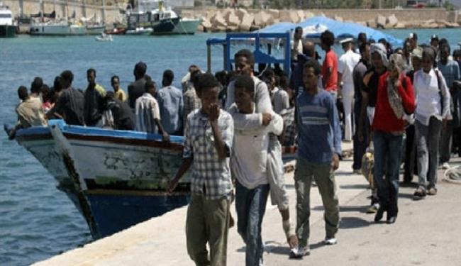 تدفق مئات المهاجرين من ليبيا الى ايطاليا