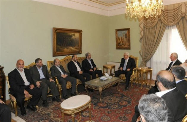 دیدارسه رهبر فلسطینی درقاهره