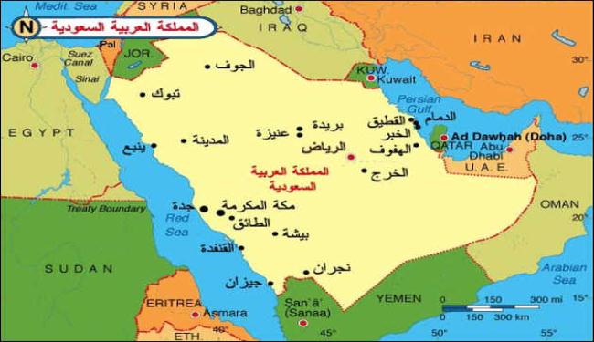 مخطط اميركي لتقسيم السعودية الى 3 دويلات