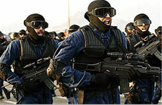 نظامیان سعودی با آموزش انگلیسی سرکوب می‌کنند