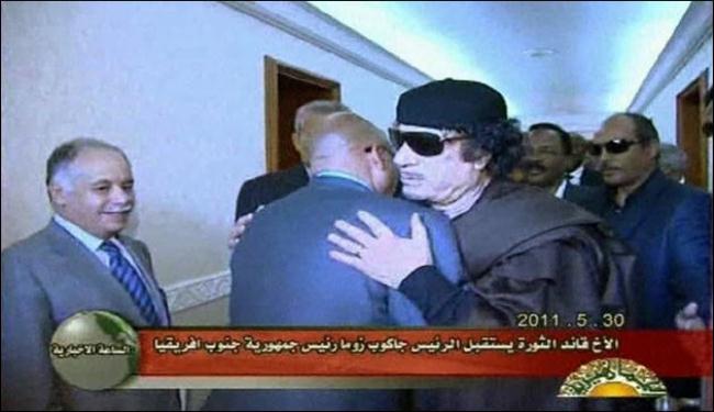 رسالة زوما الرحيل وساعات القذافي معدودة