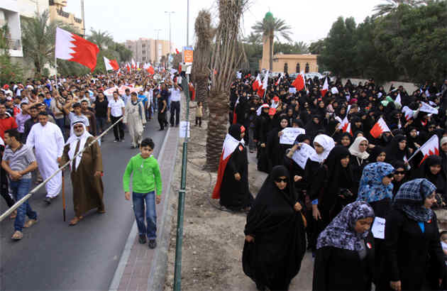 خواست انقلابیون : سرنگونی آل خلیفه 