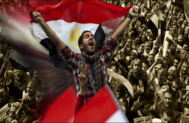 تجمع هزاران مصری در میدان التحریر 