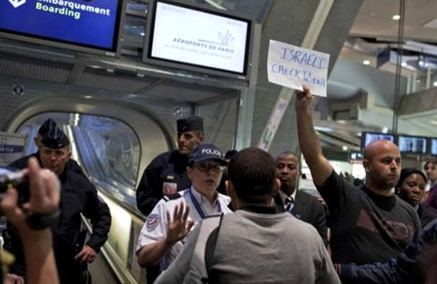 تظاهرات حامیان فلسطین در فرودگاه های اروپایی