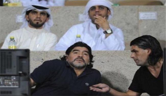 مارادونا يتعرض لحادث سير