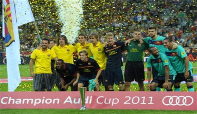 برشلونة بطل كأس أودي بهدفين في مرمى بايرن