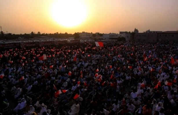 تظاهرات شبانه مردم بحرین