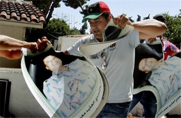 پخش تلویزیون رسمی لیبی متوقف شد