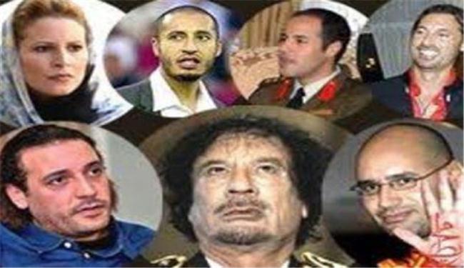 القذافي واثنان من ابنائه يختبئون في جنوب طرابلس