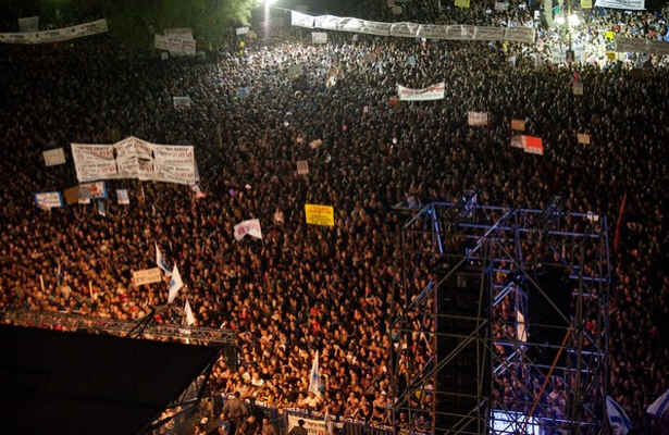 400 هزار صهیونیست خواستار عدالت شدند