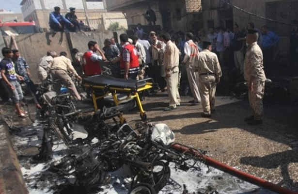 پرواز بالگردهای آمریکا قبل از انفجار کربلا