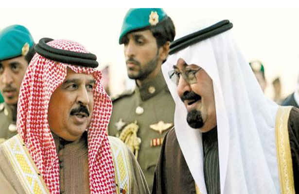 دیدار آل خلیفه با ملک عبدالله