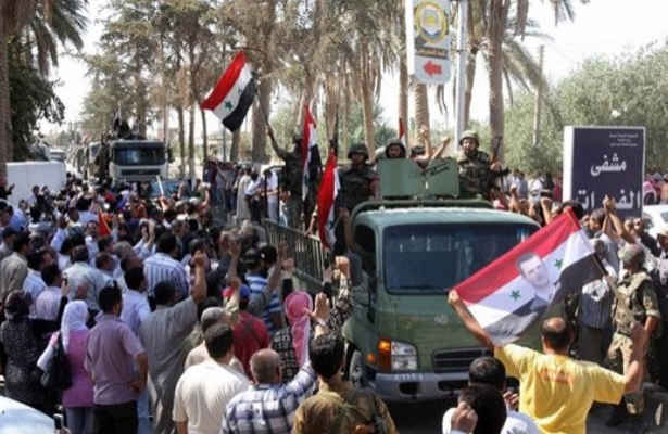 شهر الرستن در کنترل ارتش سوریه