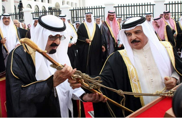 حمایت آل خلیفه از سرکوبگری در عربستان