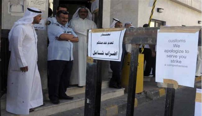 استمرار اضراب الجمارك الكويتية ومخاوف من تاثر انتاج الخام